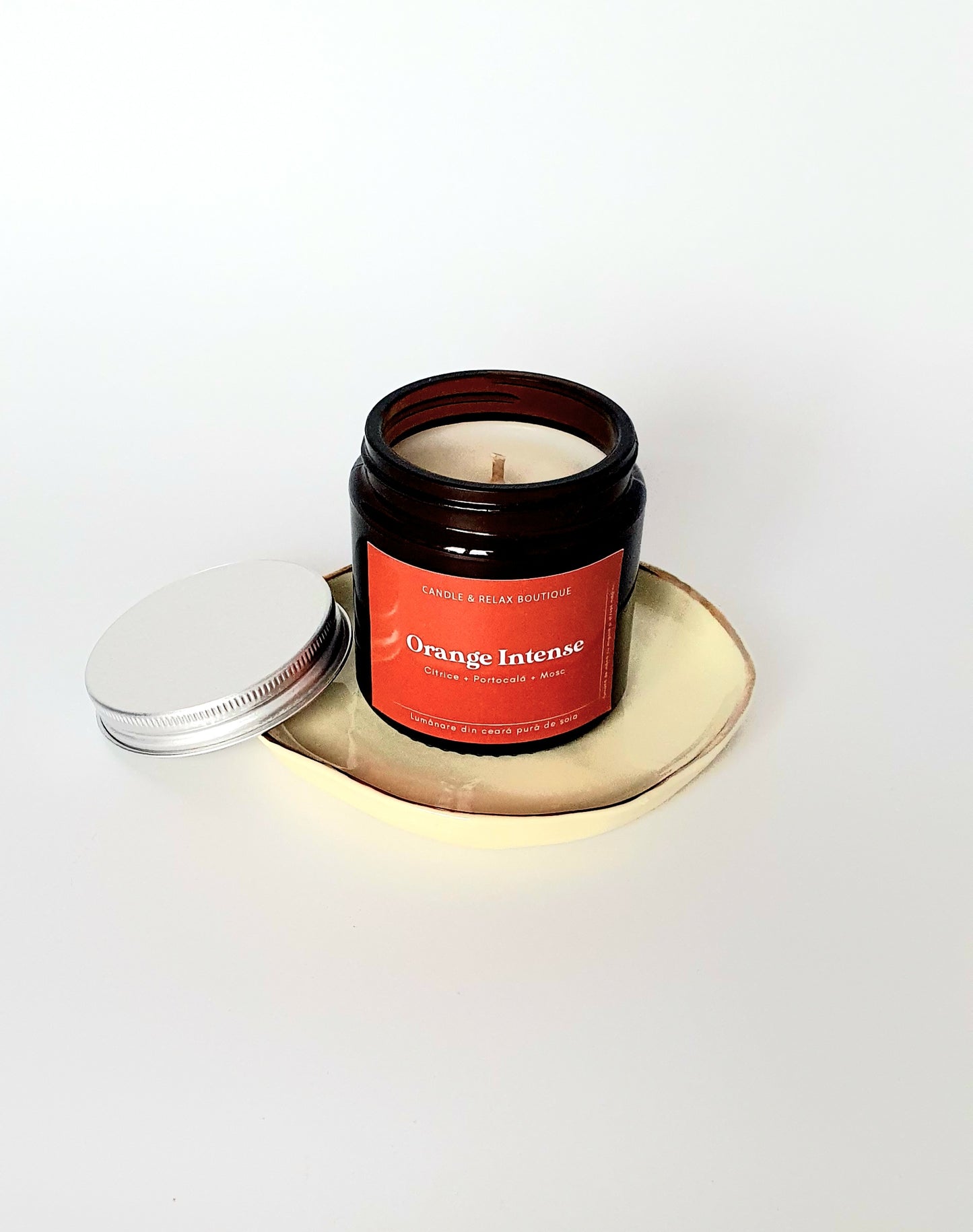 citrice portocala mandarine portocale copilarie vacanta de iarna la bunici orange lumanare parfumata ceara soia aroma intensa de portocale parfum fresh racoritor