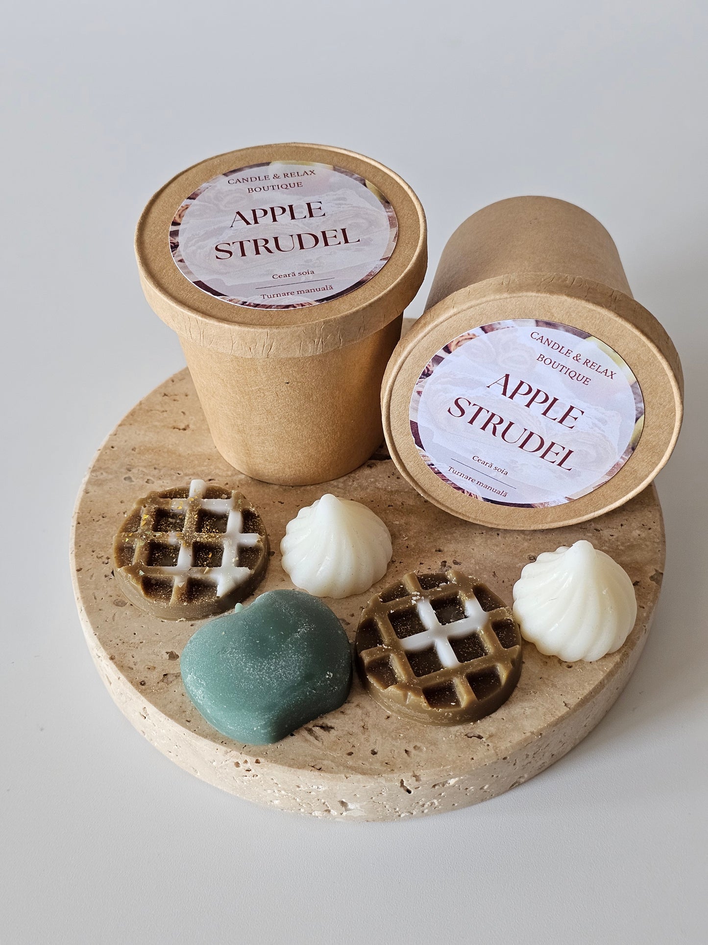 strudel cu mere ceara parfumata wax melts toamna strudel mere scortisoara fall in love placinta cu mere