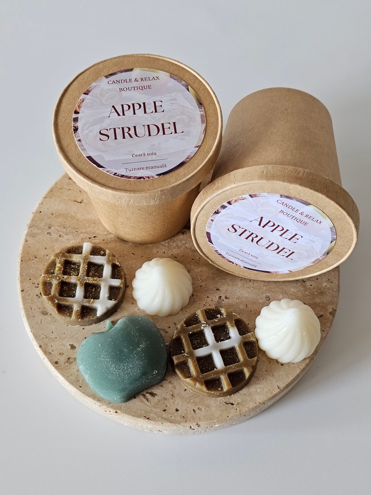 strudel cu mere ceara parfumata wax melts toamna strudel mere scortisoara fall in love placinta cu mere