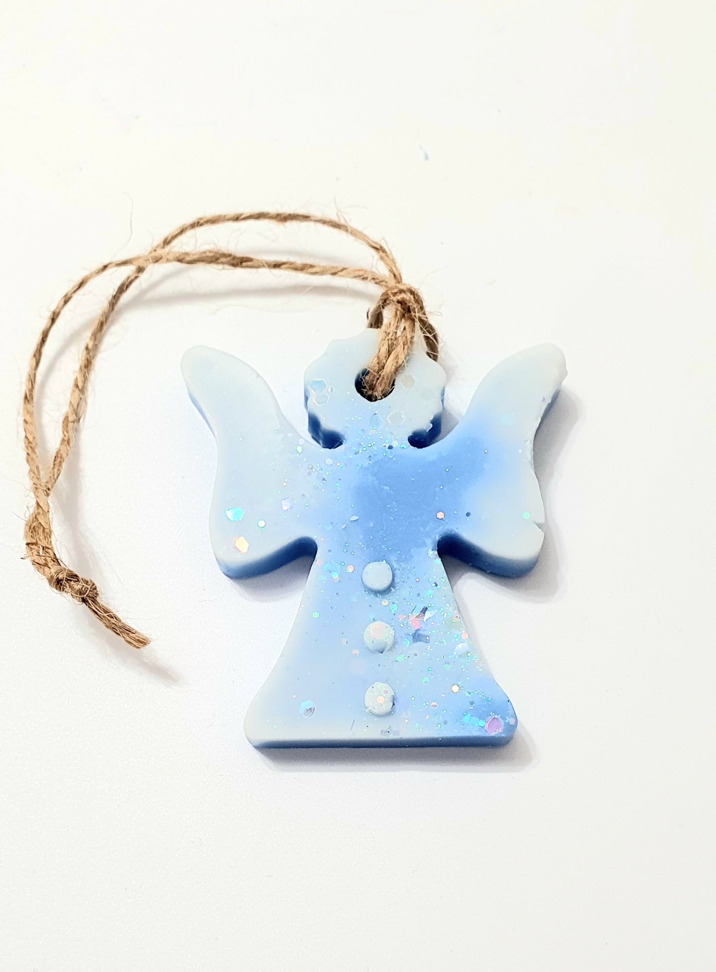 Glob albastru cu alb inger 