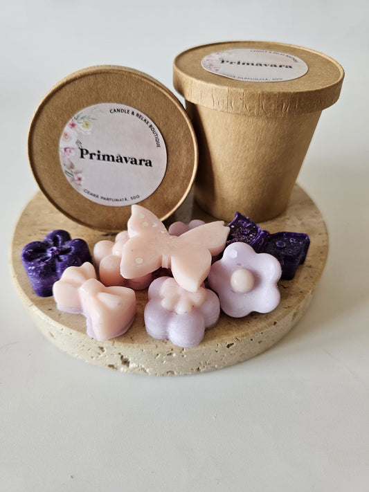 primavara zambila ceara parfumata flori de primavara fluturi flori zambile wax melts ceara parfumata aromaterapie 