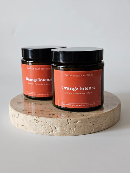 citrice portocala mandarine portocale copilarie vacanta de iarna la bunici orange lumanare parfumata ceara soia aroma intensa de portocale parfum fresh racoritor 