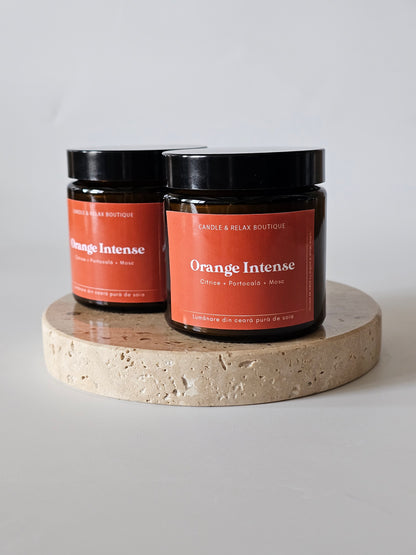 citrice portocala mandarine portocale copilarie vacanta de iarna la bunici orange lumanare parfumata ceara soia aroma intensa de portocale parfum fresh racoritor 